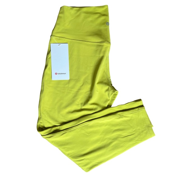 Lululemon Align HR 25” yellow legging pant size 12 - Picture 1 of 5